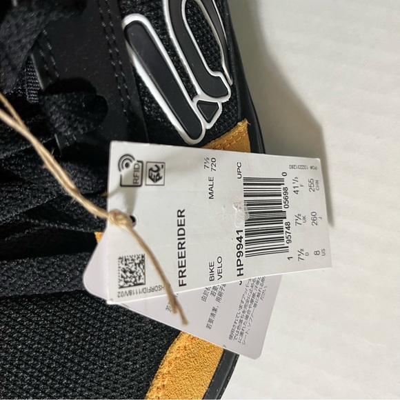 adidas Five Ten Freerider Sz 8 Mountain Bike Shoes Men's HP9941 Black Orange - Picture 6 of 6